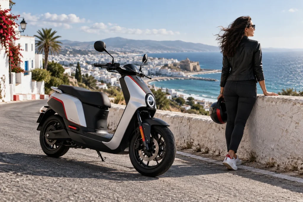 Illustration éditoriale : Autonomie d’un scooter électrique : pourquoi les kilomètres annoncés varient-ils ?