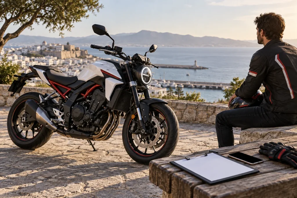 Illustration éditoriale : Comment estimer le prix de sa moto avant de la vendre en Tunisie ?