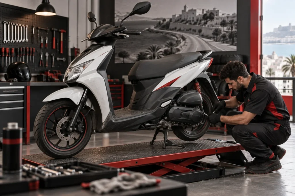Illustration éditoriale : Meilleur scooter d’occasion à moins de 4 000 DT en Tunisie
