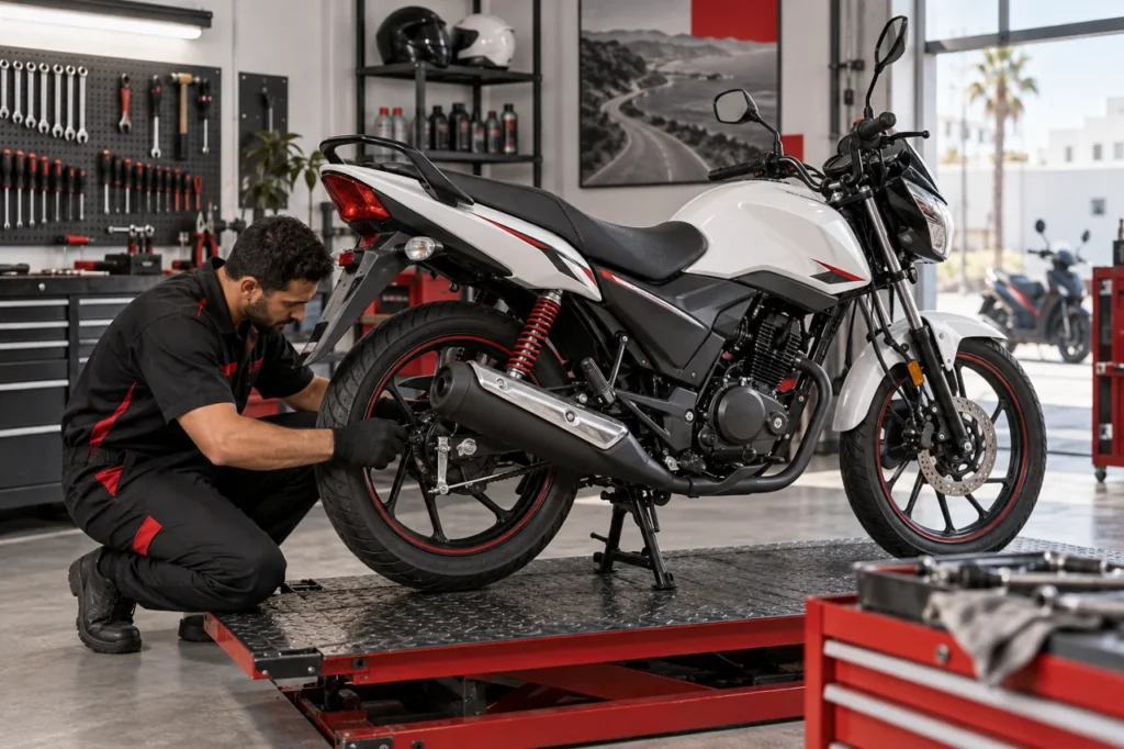 Illustration éditoriale : Meilleure moto d’occasion en Tunisie : les modèles à privilégier