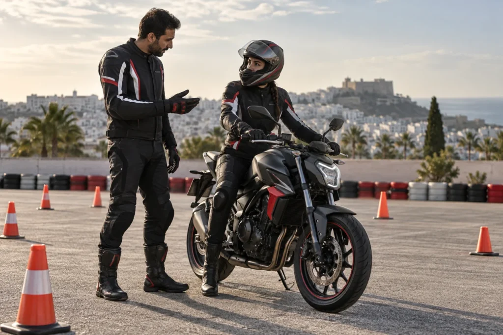 Illustration éditoriale : Permis moto en Tunisie : catégories, démarches et budget à prévoir