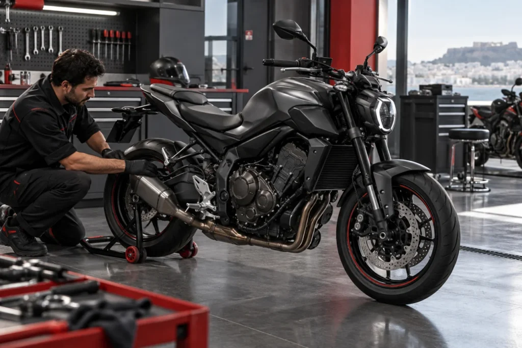 Illustration éditoriale : Yamaha MT-07 d’occasion en Tunisie : quel prix et quels points vérifier ?
